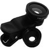 DIYEAH Obiettivo per Telefono Cellulare Kit di Lenti per Smartphone Lente Fisheye Grandangolare e Macro Accessori per Fotocamera Portatili e Facili da Usare
