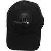 DIYEAH Cappellino da baseball con supporto per Action Cam - Compatibile con GoPro Action - Cappello per riprese a mani libere per sport, pesca, corsa, vlogging, avventure all'aria aperta, nero