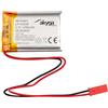 AKYGA Batteria 3,7 V 1200 mAh LP103040 ai polimeri di litio Akyga AKY0663 Li-Po PCM JST 2 poli, connettore 2,54 15 cm
