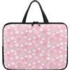 Hiseng Conchiglie Compatibile con 10-17 Pollici Custodia Borsa per Laptop con Manici, Computer Portatile Custodia Protettiva PC Sleeve per Laptop -Arcobaleno (12,Rosa Chiaro)