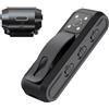 NutriEss Video audio della telecamera del corpo nutriente 1080p 1080p Mini IR Night Vision High Clear IR 90 Day Easy Playback Type C Testa personale Funzionamento per sicurezza e sport (32)