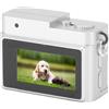 Generic Fotocamera Vintage retrò Tiny 1080P FHD Schermo da 0,96 Pollici Fotocamera Compatta da 128 GB per Principianti e Hobbisti (WHITE)