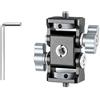 FGDTREE Piattaforma regolabile a due teste per monitor LED e smartphone, movimento a 180° e 360 ° per giunto cardanico dinamico a lumaca