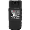 Goshyda Fotocamera Indossabile Dal Corpo, Fotocamera Indossabile 2K HD con Obiettivo Rotante a 180 Gradi, Videocamera per Registrazione Video con Clip Posteriore per Registrazioni di (32G)