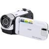 Plyisty Videocamera, Schermo da 2,4 Pollici, Risoluzione 1080P, da 16 MP, Zoom Digitale 16x, Luce di Riempimento, Microfono Esterno, Portatile, per Viaggi, Matrimoni, Registrazioni nel