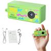 YUEHISY Portachiavi Piccolo per Fotocamera Digitale, Videocamera Portatile HD 1080P con 5 Filtri retrò, Obiettivo Grandangolare 130°, per Viaggi, Feste (GREEN)