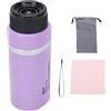 Plyisty Mini Monoculare, Zoom 8X, Visione Nitida HD, Con Cordino, Custodia, Per Attività All'aperto, Birdwatching, Escursionismo, Concerti, Viaggi, Trekking, Campeggio (PURPLE)