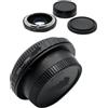YLHKLFJJ For anello adattatore for obiettivo for FD-AI con vetro ottico + tappi for obiettivo, adattatore for obiettivo for Canon FD su corpo macchina for Nikon AI for DSLR