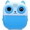 Yunseity Fotocamera Digitale 1080P, Batteria da 1300 MAh, Fotocamera con Stampa Istantanea da 48 MP per i Viaggi (BLUE)