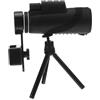 COMPUKAS Telescopio Avvistamento Microscopio Tascabile Per Adulti Bird Watching Telescope Telescopio Portatile Per Il Birdwatching Monocolo Astronomico Vetro Nero
