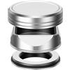 Generico Compatibile con paraluce quadrato in metallo Fujifilm | Con anello adattatore e cappuccio, adatto for obiettivi X-E5, XF 23 mm F2.8 e XF 27 mm F2.8(Silver)