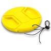 vhbw Copriobiettivo giallo da 37mm di plastica per Fotocamera della Voigtländer Heliar 40 mm F2,8
