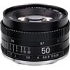 Generico Compatibile con obiettivo da ritratto Prime Full Frame in metallo da 50 mm F1.7 for fotocamere reflex EF M42 F Mount(Nikon F)