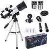 YangRy Telescope Children & Beginners, 70 mm Aperture, 300 mm Astronomical Refractor Telescope, Mobile Travel Telescope YangRy