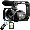 Generic Videocamera 4K con visione notturna, WiFi e zoom digitale per Vlogging professionale e registrazione HD