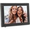 YUEHISY 10.1 Frame di Immagine Digitale WiFi, Cornice per Foto Digitale Touch Screen da 32 GB, Gioco Multi -formato, Condivisione Remota, per gli Orari (Spina europea)