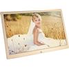 WANWEN Cornice per foto digitale Smart WiFi Cornice per foto digitale LED da 12 720P Video/Musica/Calendario/Orologio/lettore TXT Risoluzione 1280 * 800 Cornice in metallo con interfaccia HD (Color :