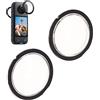 Goshyda Copertura Protettiva per Obiettivo perONE X3, Protezione per Obiettivo con Doppio Adesivo, Leggera e Portatile, Protezione Efficace per Obiettivo della Fotocamera