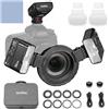 GODOX MF12-DK1 Kit flash macro che include 2 flash TTL off-camera MF12 per pattini freddi Supporto controllo wireless 2.4G TTL/M Modalità per fotografia Ritratto Macro Fotografia Compatibile con Sony