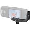 CCYLEZ Supporto Orizzontale per Action Camera, Supporto per Action Cam Interfacce Multiple, Supporto per Ripresa Orizzontale Vite da 1/4 di Pollice con Chiave Esagonale a Forma di L per