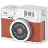 Annadue Fotocamera Vintage retrò 1080P, Schermo da 0,96 Pollici con Luce LED, Fotocamera Digitale Portatile con Memoria da 128 GB, Foto da 2 MP, 4 Filtri, Batteria Integrata per Android (BROWN)