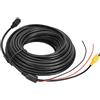 ZMellifluent Cavo con connettore maschio per telecamera di retromarcia, prolunga per monitor della telecamera di retromarcia del veicolo con connettori maschi per antenna e AV, cavo in PVC (Linea di monitoraggio