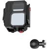 JSGHGDF Profound Sea Custodia impermeabile per fotocamera in lega di alluminio Shell Ventilazione termica Subaquatic Registrazione Addons per Action Camera Expert Expert Custodia impermeabile