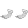 NeaxgeandX 2 set di tappi antipolvere per porta di ricarica del telefono cellulare, portatile, impermeabile, universale, per tablet, tappi anti-smarrimento, trasparente, tipo 1