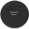 Leeadwaey 49mm Camera Lens Filter Storage Cap Case Metal Protection Box Cover Nero