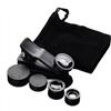 Ywmsfl Obiettivo della fotocamera 3 in 1 Obiettivo della fotocamera Clip Lens per la maggior parte del telefono grandangolari macro Fish Eye Lens Clip On Lens Portatile