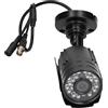 BTOSEP Telecamera di Sicurezza Telecamera CCTV Analogica di Sorveglianza 4 in 1 Obiettivo 3,6 Mm Visione Notturna a Infrarossi Impermeabile per Esterni Interni (NTCS)