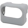 Topiky Custodia Protettiva in Silicone per GO 3S, Custodia Protettiva per Action Cam, Custodia Protettiva Antiscivolo per Fotocamere GO 3, per Esterni, Viaggi (SILVER)