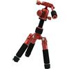 Iuhtrb Piccolo Treppiede 5 Sezioni Rotazione di 360 Gradi Alluminio Leggero Per Fotocamere DSLR Videocamere Video Collegamento Holder Macchina Fotografica Stabile