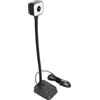 Goshyda Fotocamera per Documenti, Webcam USB 4K con Messa a Fuoco Automatica per Documenti in Classe con Microfono per Riduzione del Rumore AI, Luce LED a 3 Livelli, Obiettivo Ruotabile
