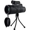 UKCOCO Monoculare 12X50 in Plastica, Telescopio Portatile per Osservazione | Supporto Telefono, Cinghia a Mano, Ottiche di Qualità, per Notte, Escursioni, Caccia e Volatili