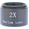 Generic Telescopio Accessori for telescopi con filettatura fine e filettatura grossa a specchio di Barlow da 1,25 pollici 2X Extender 5P0085 e 5P0084(Coarse Thread)