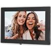 YUEHISY 10.1 Smart Wifi Digital Photo Frame - 32 GB, Touch Screen HD, Supporto Multi -lingua, Album Cloud, Controllo delle App Mobili, per Casa, Ufficio (Spina europea)
