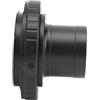 Denash Adattatore per Telescopio in Lega di Alluminio, Resistente all'ossidazione, Resistente Alla Corrosione, Anelli Adattatori per Telescopio Neri da 1,25 per Fotocamera con