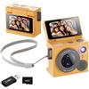 Mekalero Lente in miniatura, con scheda di memoria da 32 GB e lettore di schede, video 1080p per Vlog Travel Sports Expert Action Camera