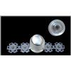 Generic Lenti in vetro ottico XPE2XPG2 XML5050 XHP50/70 7070 1W3W5W 3030 3535 Lente LED ottica for 21,78 mm 3 gradi(3535 gasket,3 DEGREE_50PCS)