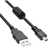 Asobilor Cavo di trasferimento dati USB per fotocamera, compatibile con fotocamera digitale Sony Cybershot DSC-H200 H300 H400 DSC-W370 W330 W710 W730 W800 W810 W830 (2 m)