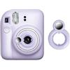 Generic Specchio selfie per Instax Mini12, fotocamera Close-Up lente fotografia specchio Mini 12 Selfie Lens Accessori (Viola)
