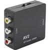 Goshyda Convertitore da RCA a HDMI, Adattatore Video da AV a HDMI Adattatore Convertitore Audio Video Composito Mini RCA 1080P per Monitor TV