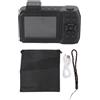 Zisemeil Fotocamera subacquea 4K 65 MP, autofocus zoom 18x, batteria 2500 mAh, fotocamera digitale impermeabile da 9 m per snorkeling, avventure subacquee, attività in spiaggia (nero)