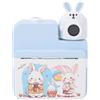 POENVFPO Camera di Stampa Istantanea per Bambini, 1080p 32 MP, con Penne Colorate, Cordino e Carta da 128 GB, Batteria da 800 MAh per Ragazze per Ragazzi