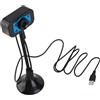 Juroupi Webcam di Streaming USB Focus Manuale Ad Alta Definizione della Telecamera Web Jurupi con Microfono Leggero a LED