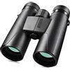 Fodalob Telescopio da campeggio da concerto per adulti - 10x42 Binocolo telescopio dritto Palmare Alpinismo all'aperto Osservazione degli uccelli Campeggio Visione notturna a bassa luminosità Guardare concert