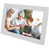 Generic Frame di Immagini Elettroniche, Interfaccia USB C Frame Immagine Digitale 100-240 V 1280 X 800 HD Touchscreen IPS per Sala da Pranzo (WHITE)