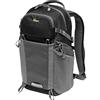 Lowepro LP37260-PWW Photo Active Zaino Outdoor con Divisori QuickShelf, Tablet 12"/iPad, Vano Idrataz. 2L, per Fotocamere Mirrorless, Sony, Canon, Nikon, Lenti, Gimbal, Droni, DJI, Osmo, Nero/Grigio