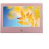 DSeenLeap Cornice per Foto 7In8In10Inled Metallo Digitale Elettronico Album Fotografico Macchina Pubblicitaria Vecchia Macchina Riproduzione Video (Rosa 8)